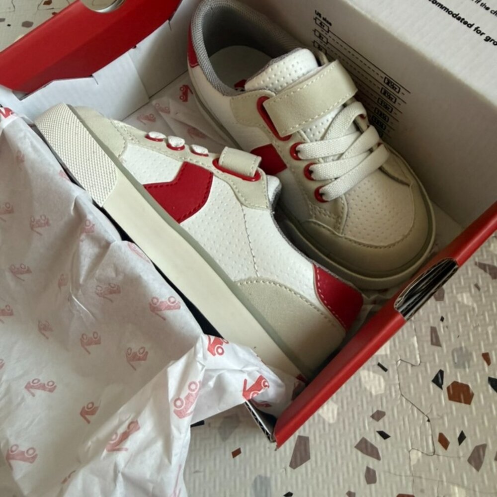 See Kai Run Connor White and Red